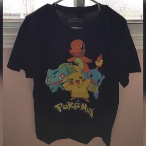 Pokémon tee with starting Pokémon